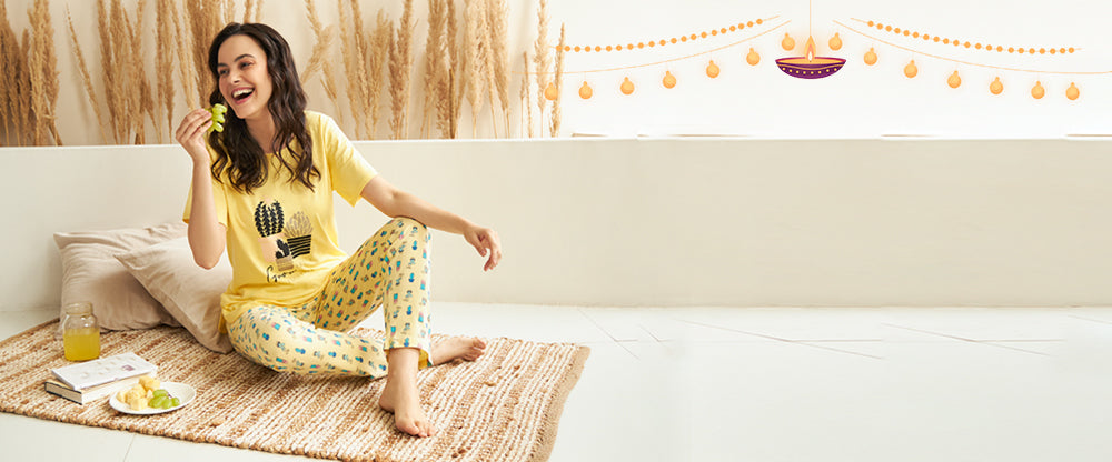 Pooja to Pyjamas Diwali Loungewear for Post-Celebration Bliss!