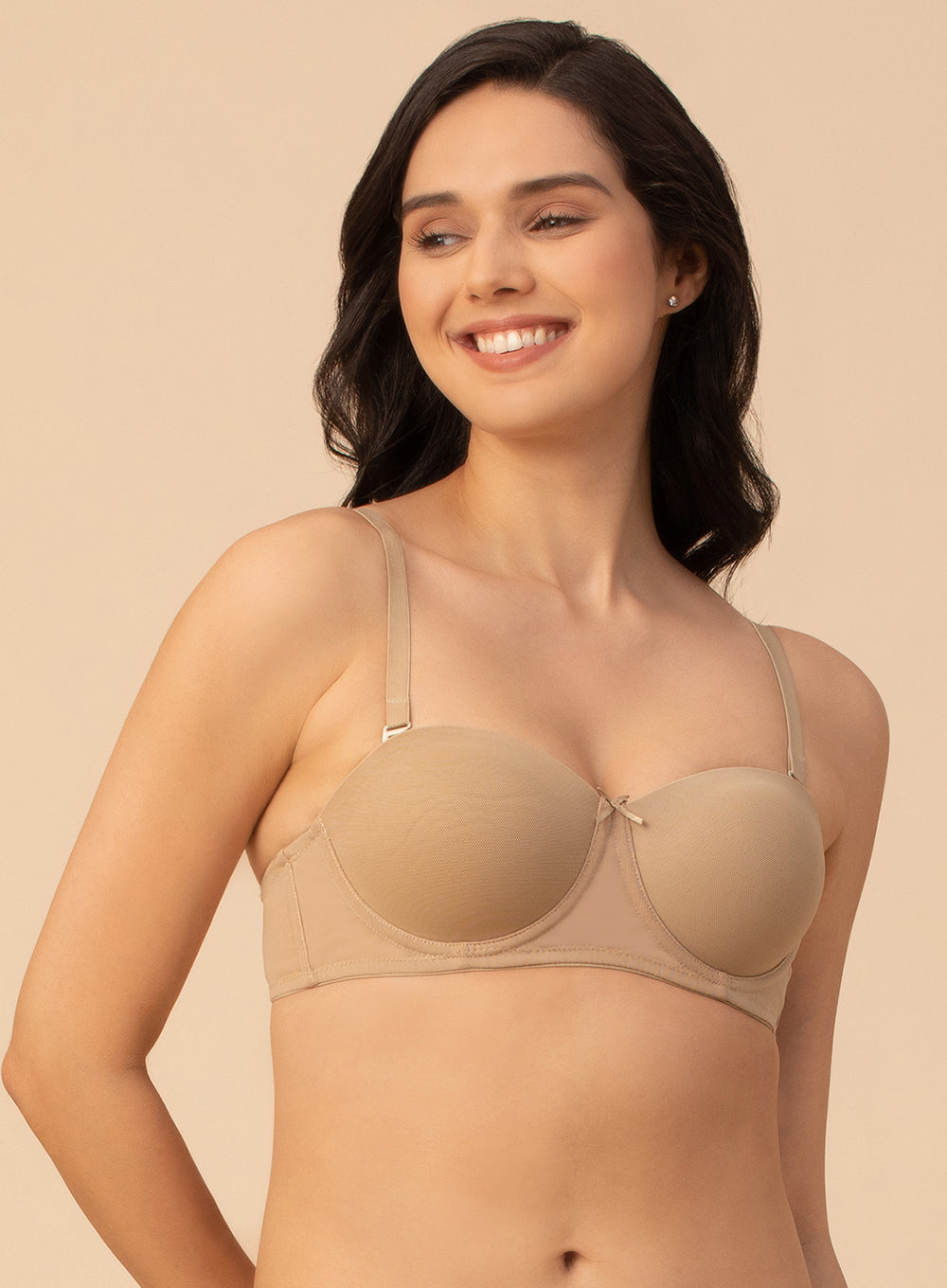 Chic Mesh Balconette Padded Bra (PBBR1077)