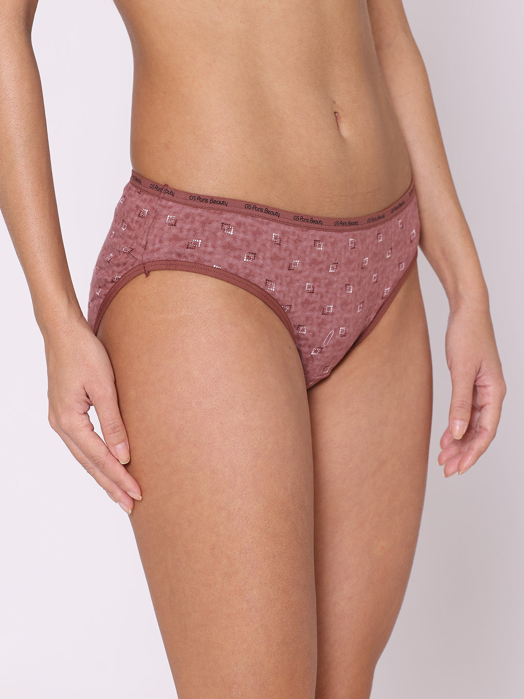 3 Pack Box Print Low Waist Bikini Panty (PBPN0037)