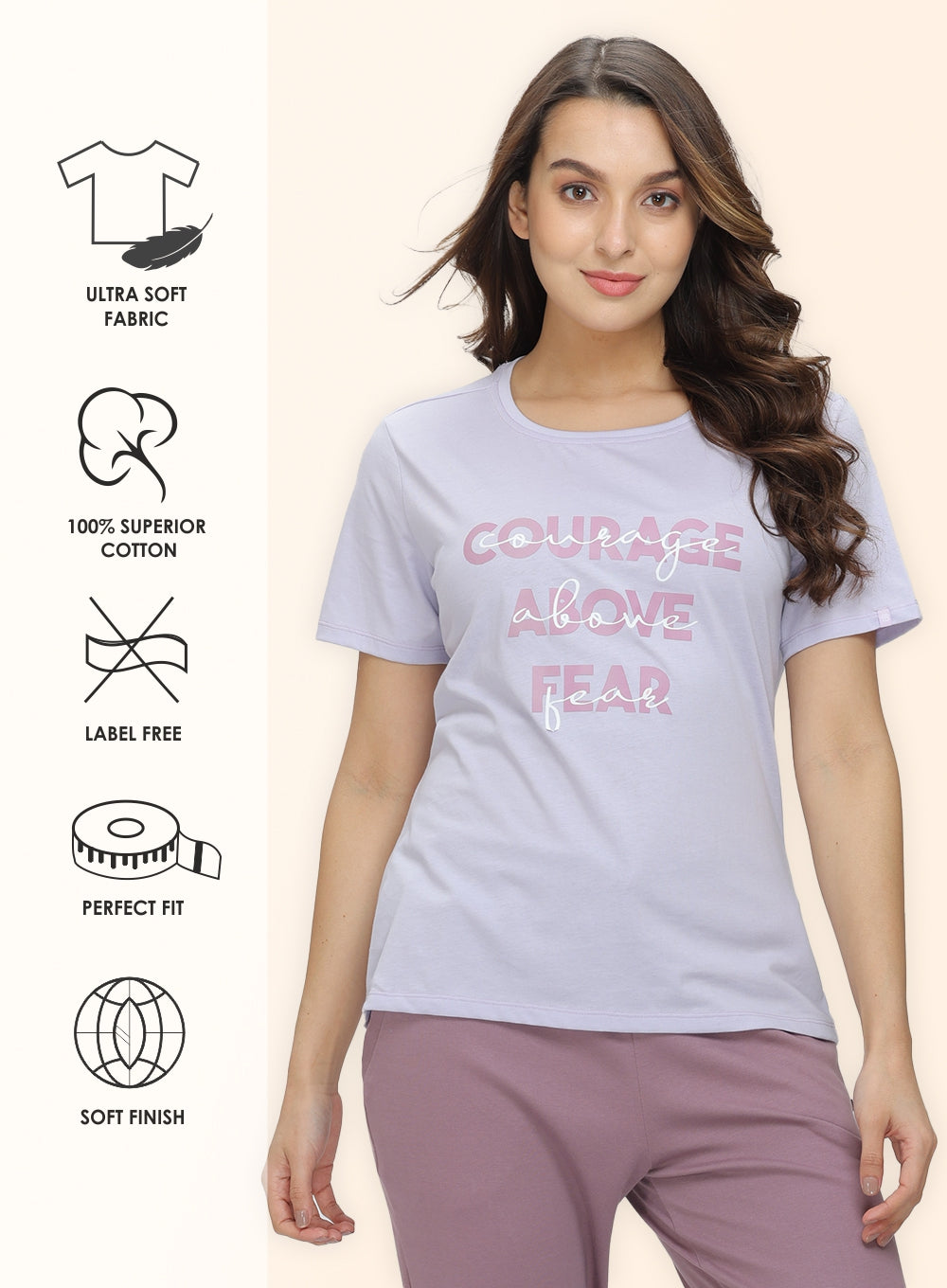 ROUND NECK PRINTED T-SHIRT (PBTS60003)