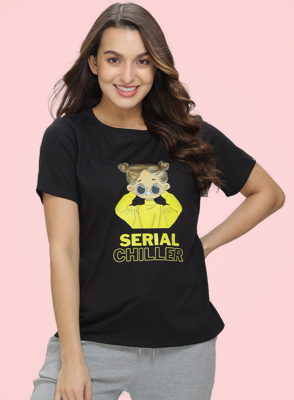 ROUND NECK PRINTED T-SHIRT (PBTS60008)