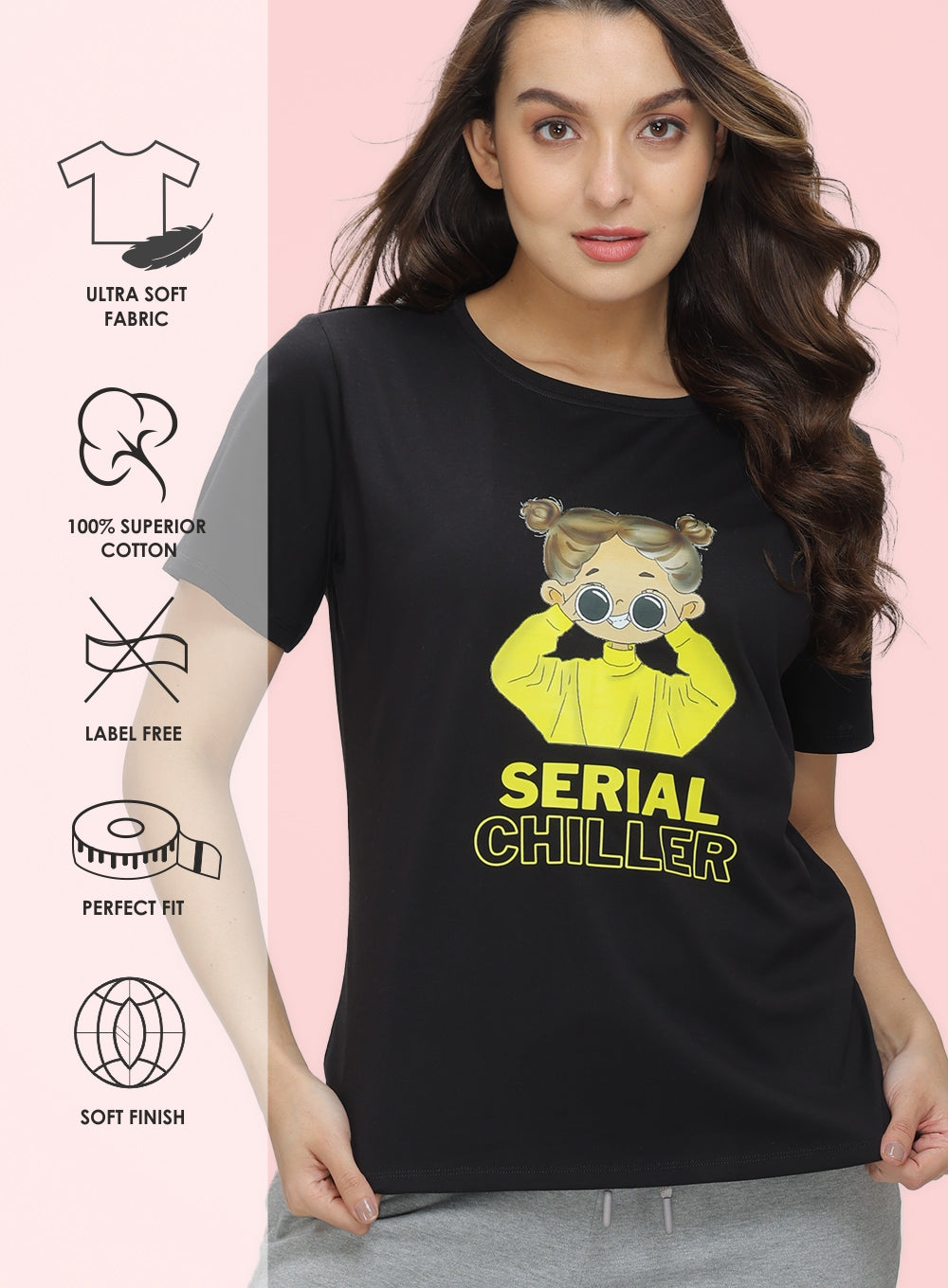 ROUND NECK PRINTED T-SHIRT (PBTS60008)