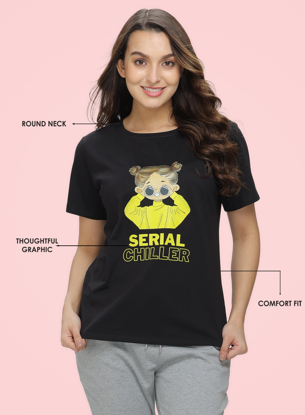 ROUND NECK PRINTED T-SHIRT (PBTS60008)