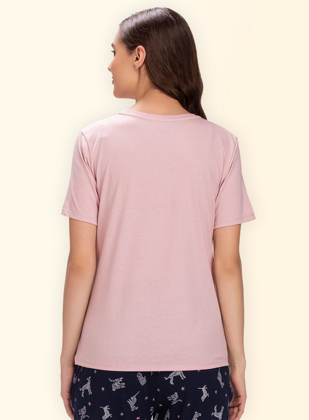 ROUND NECK PRINTED T-SHIRT (PBTS40009)