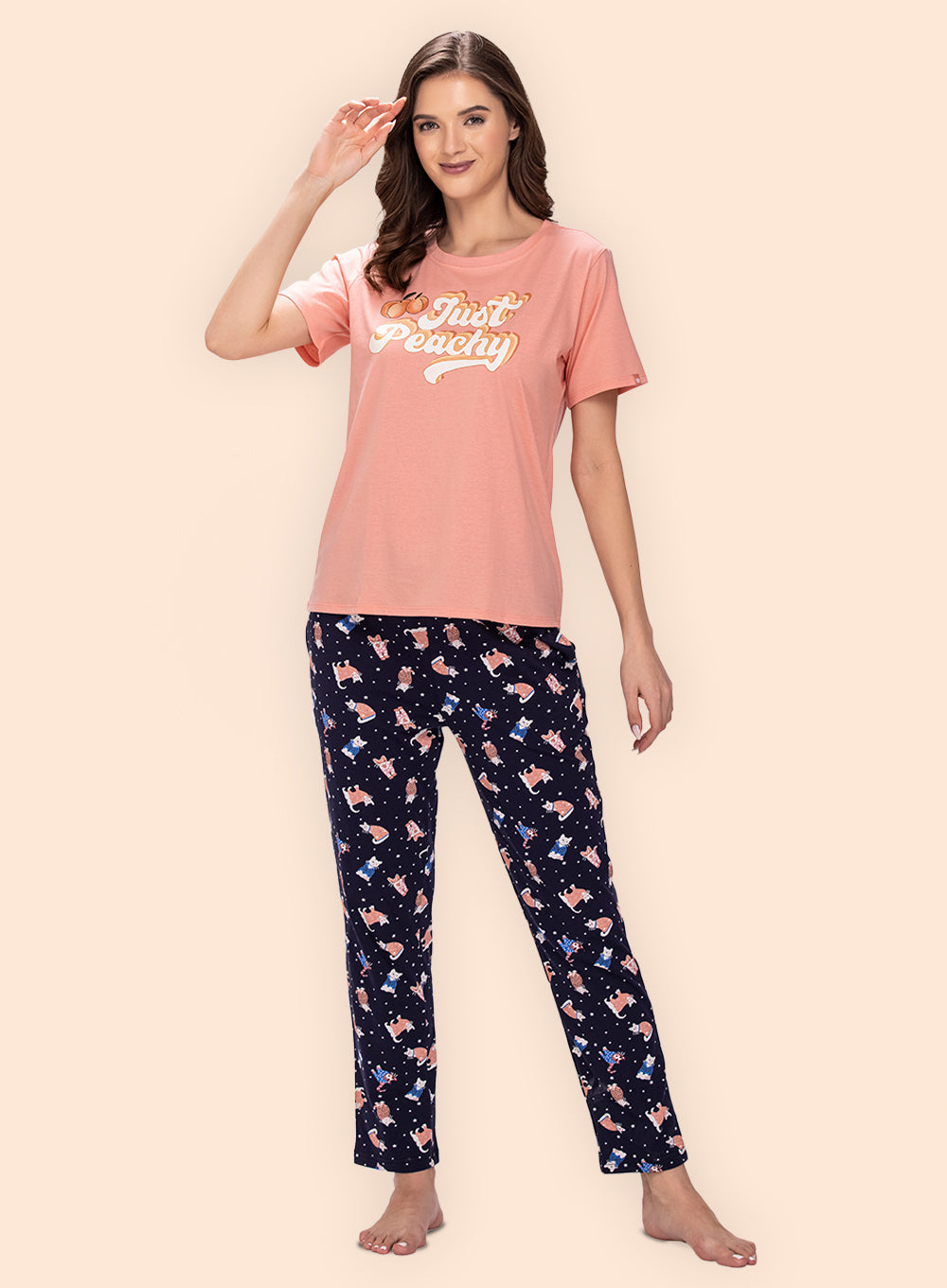 ROUND NECK PRINTED T-SHIRT (PBTS40011)