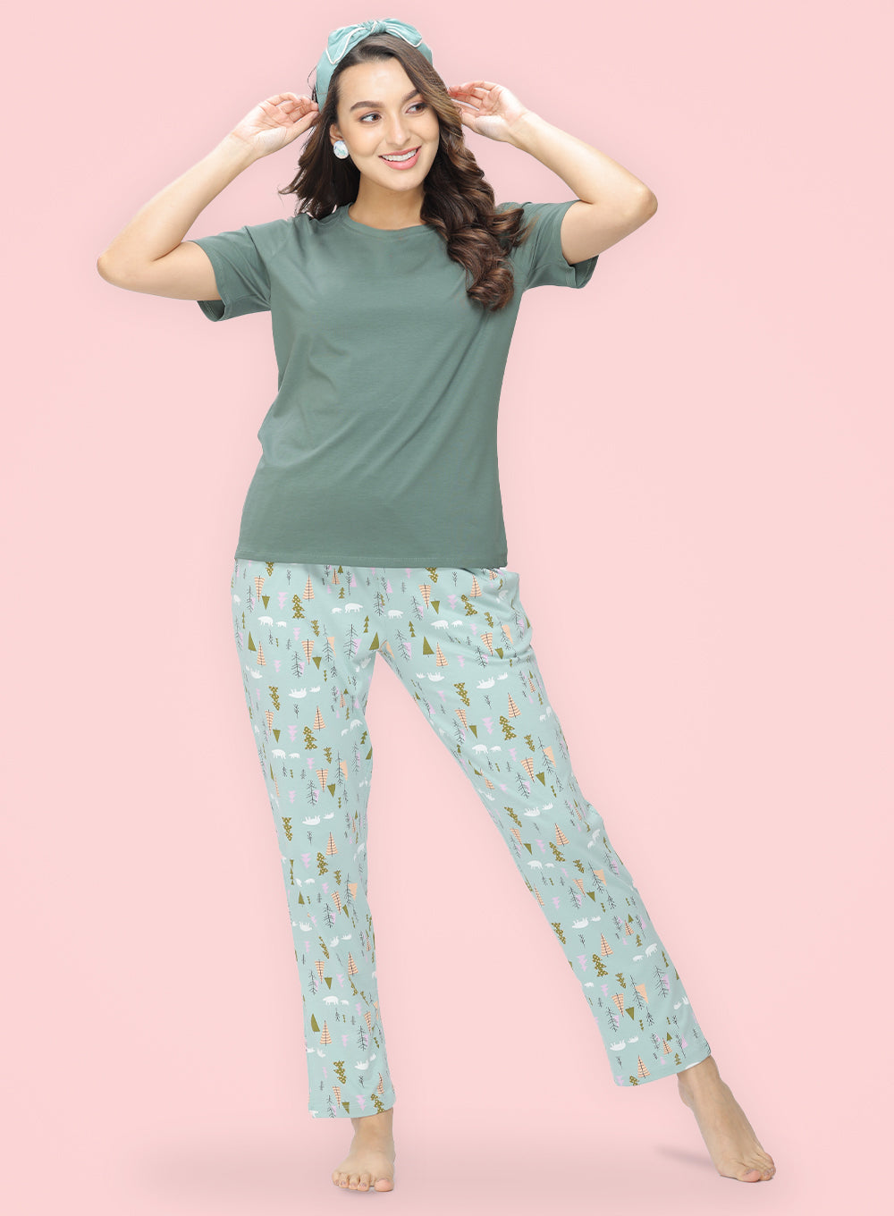 TREE PRINT PYJAMA (PB10030P012)
