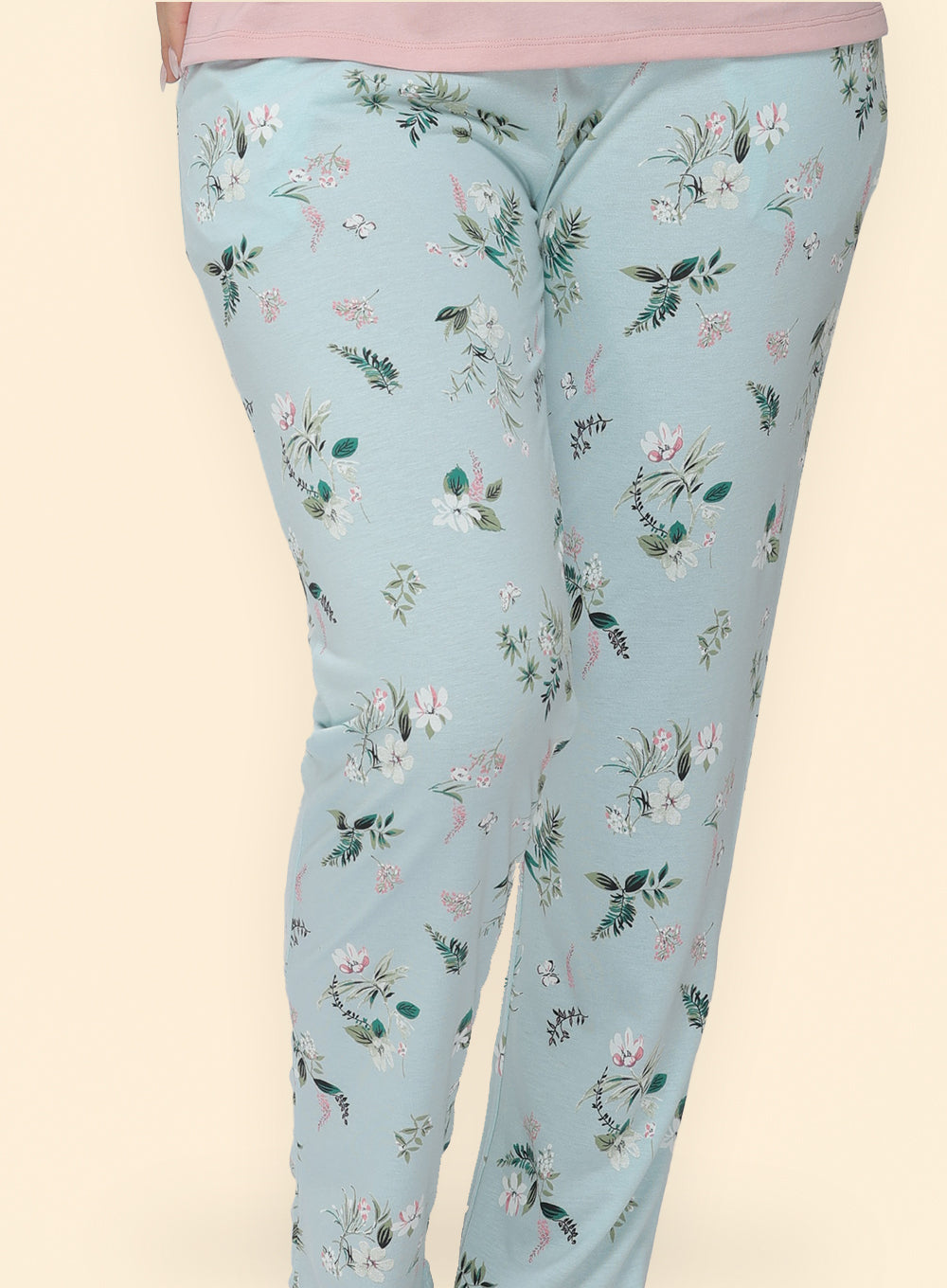 MINT FLORAL PRINTED PYJAMA (PB10050P030)