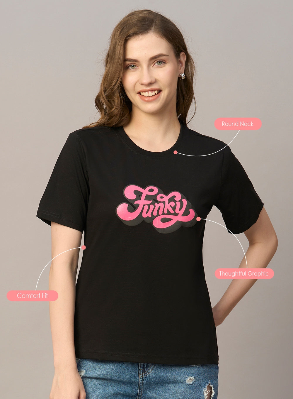 ROUND NECK PRINTED T-SHIRT (PBTS4030-6)