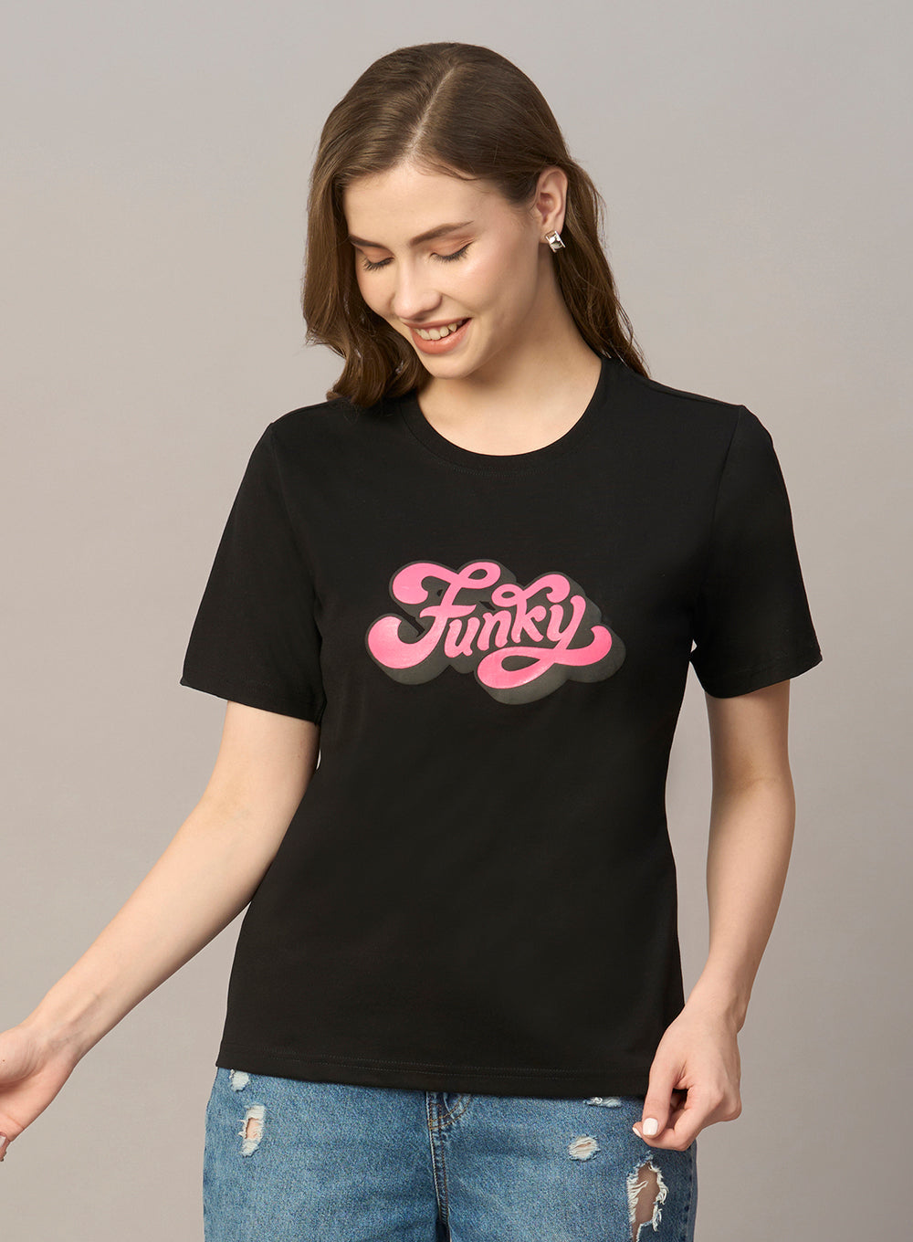 ROUND NECK PRINTED T-SHIRT (PBTS4030-6)
