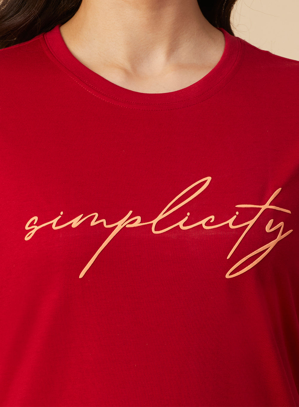 ROUND NECK PRINTED T-SHIRT (PBTS4040-5)