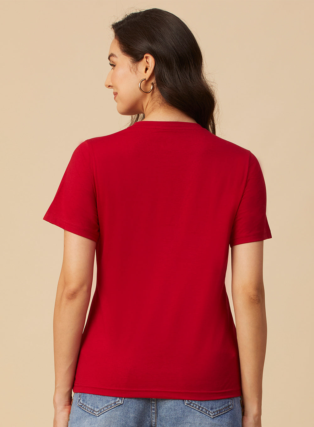 ROUND NECK PRINTED T-SHIRT (PBTS4040-5)