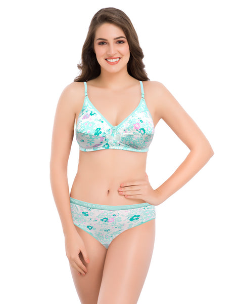 Full Figure Printed Padded Cotton Bra at Rs 400/piece in Ghaziabad