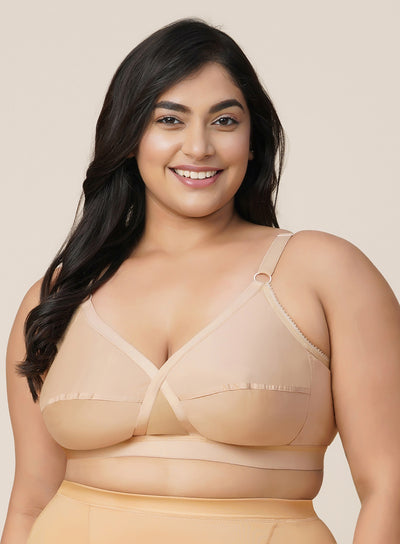X-Frame Cotton Comfort Wire-Free Bra (PBBR1061)