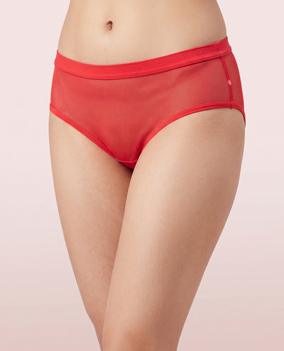 Timeless Mesh Mid Waist Hipster Panty (PBPN0016)