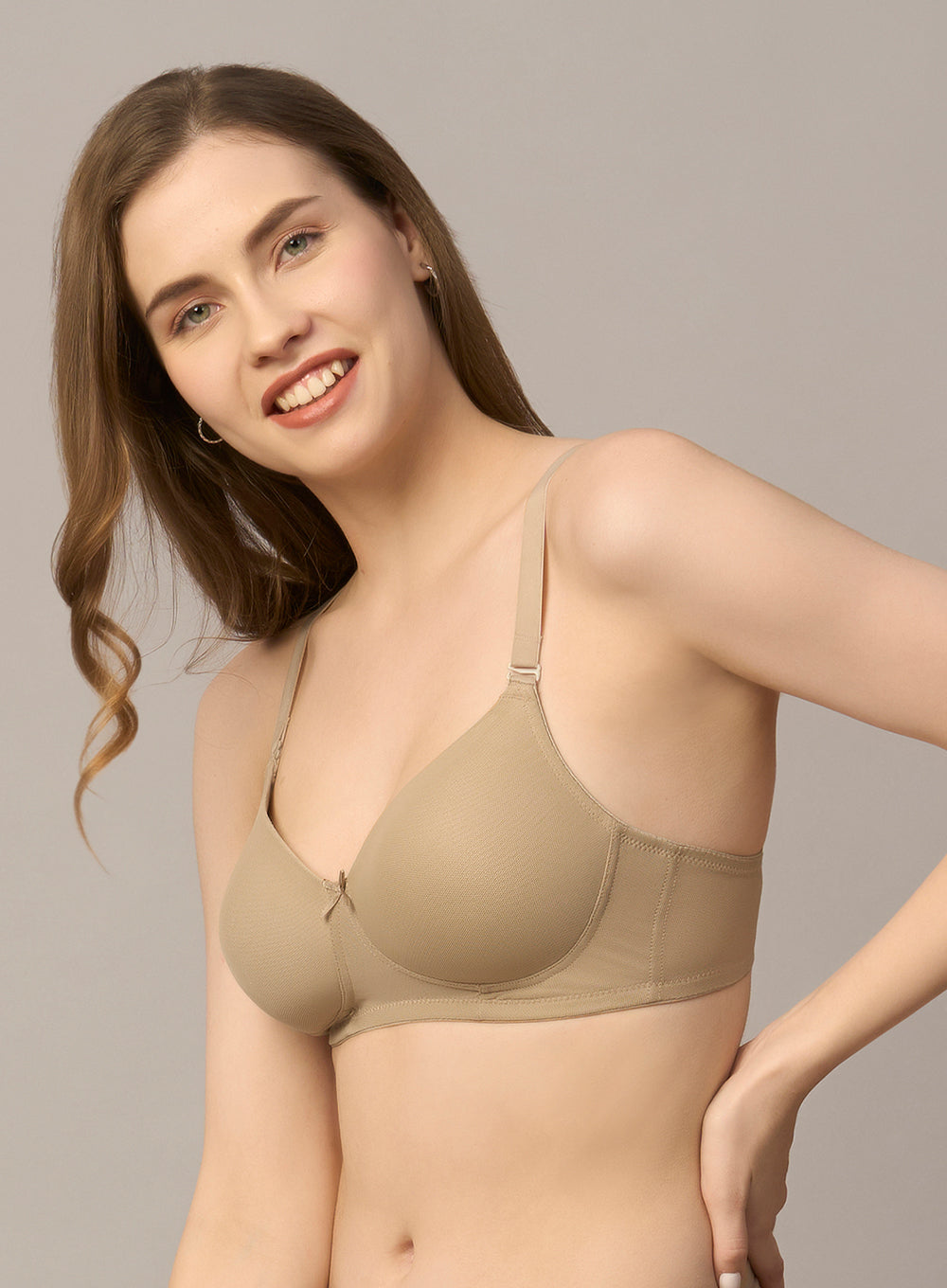 Wire Free Power Net Padded Bra (PBBR1079)