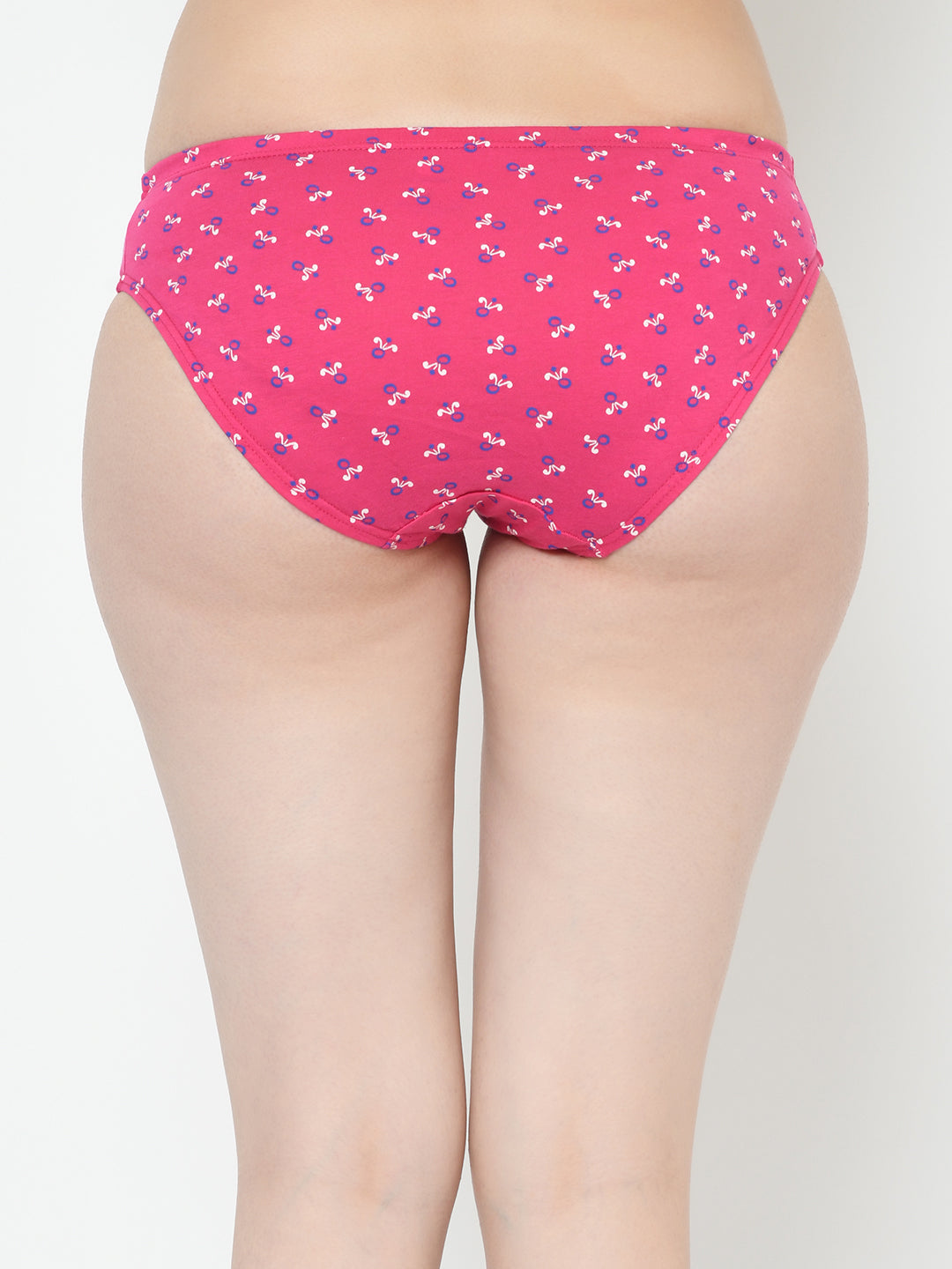 3 Pack Tiny Print Mid Waist Hipster Panty (PBPN0023)
