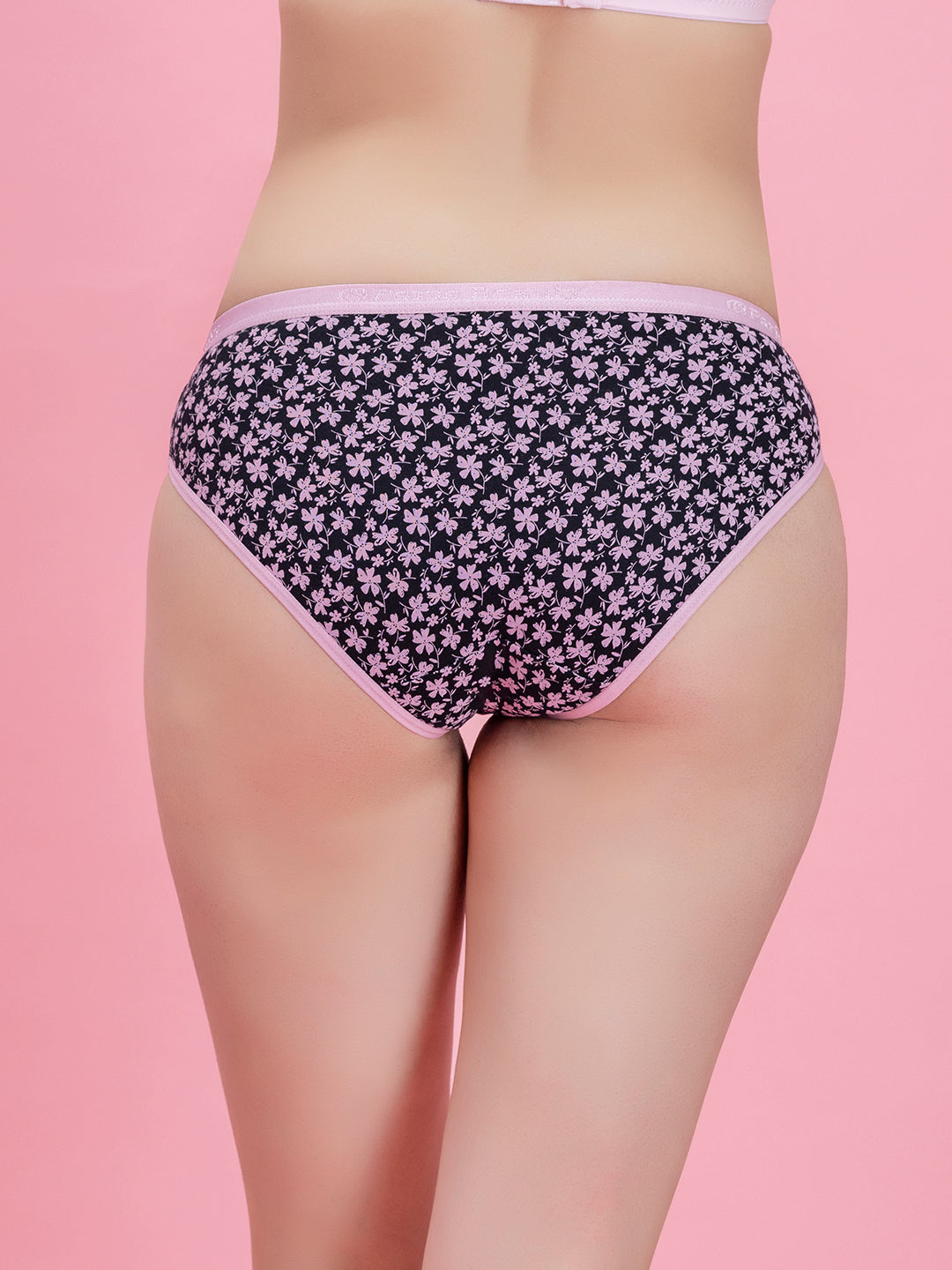 3 Pack Floral Print Low Waist Bikini Panty (PBPN0033)