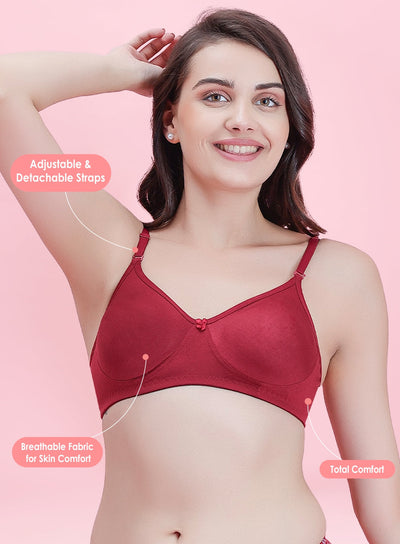 Non-Padded Seamless Wire-Free Bra (PBBR1000)