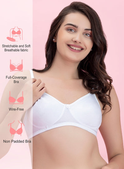 Non-Padded Seamless Wire-Free Bra (PBBR1000)