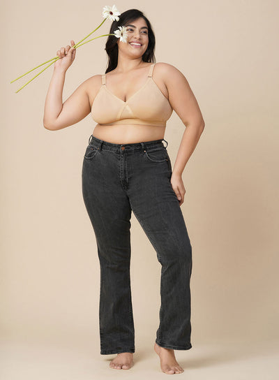 X-Frame Wire-Free Non-Padded Seamless Bra (PBBR1006)