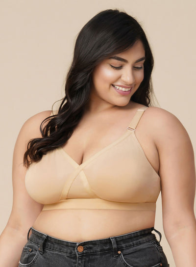 X-Frame Wire-Free Non-Padded Seamless Bra (PBBR1006)