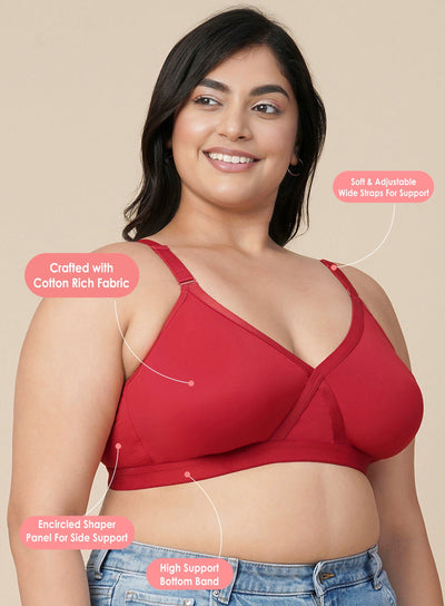 Women's Full-Coverage Bra (PBBR1006)
