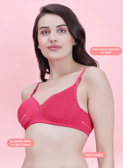 Wire Free Comfort Light Padded Bra (PBBR1051)