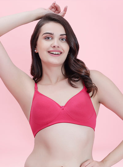 Solid Wire-Free Padded Seamless Bra (PBBR1051)