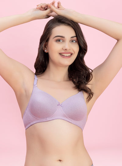Solid Wire-Free Padded Seamless T-Shirt Bra (PBBR1007)