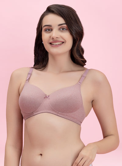 Solid Wire-Free Padded Seamless T-shirt Bra (PBBR1008)