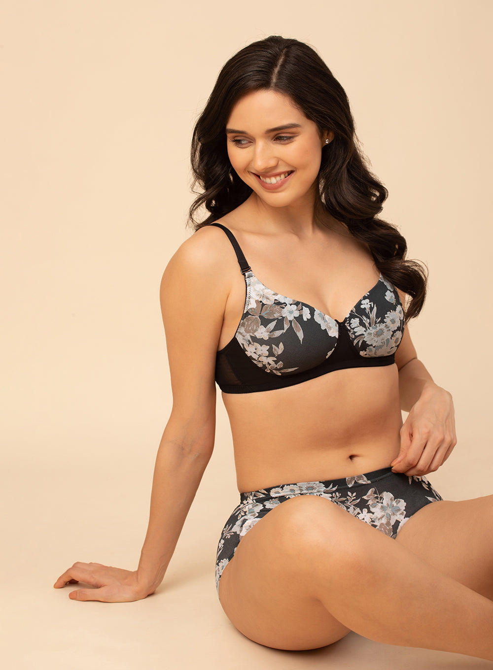 Trendy Printed Comfort Padded Bra (PBBR1086)