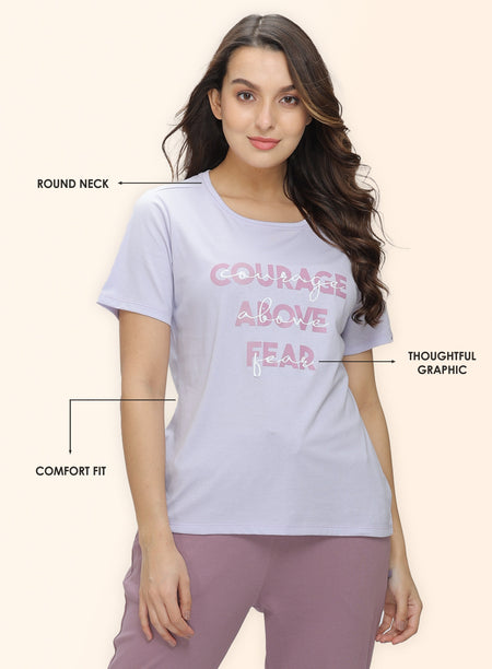 ROUND NECK PRINTED T-SHIRT (PBTS60003)