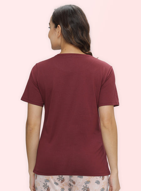 ROUND NECK PRINTED T-SHIRT (PBTS60005)