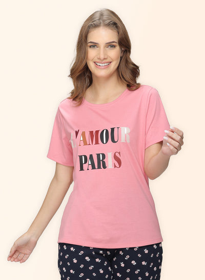 ROUND NECK PRINTED T-SHIRT (PBTS60006)