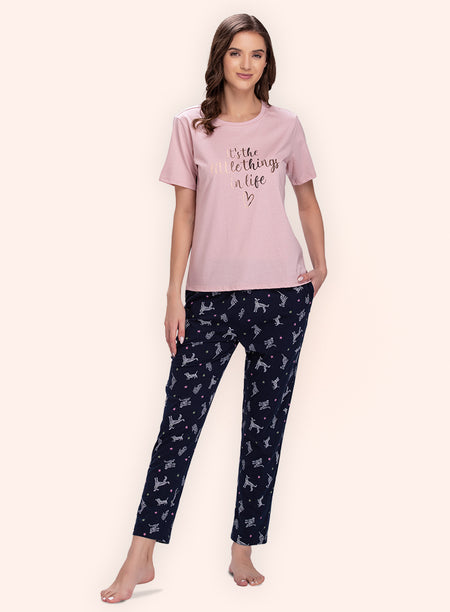 ROUND NECK PRINTED T-SHIRT (PBTS40009)