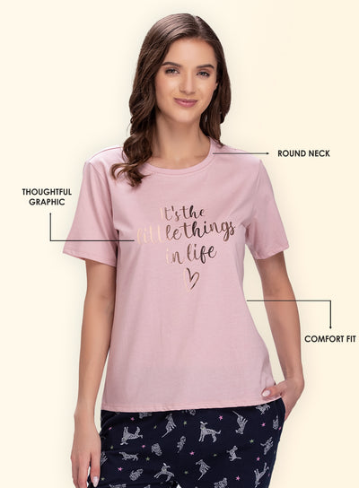 ROUND NECK PRINTED T-SHIRT (PBTS40009)