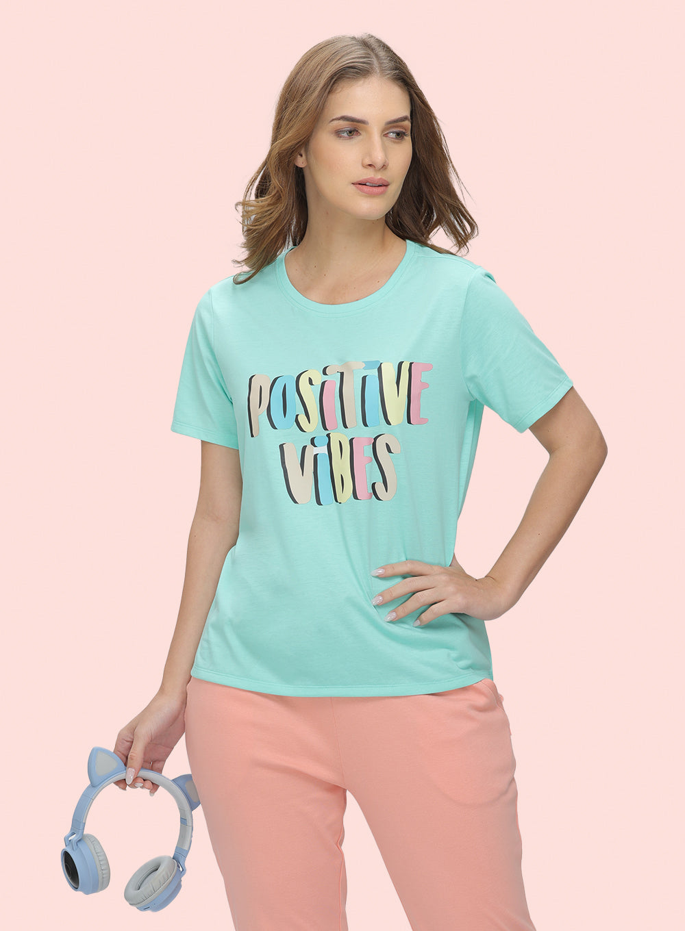 ROUND NECK PRINTED T-SHIRT (PBTS40010)