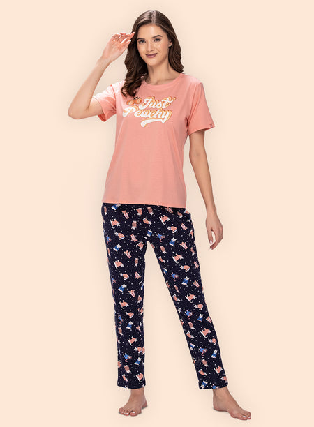 ROUND NECK PRINTED T-SHIRT (PBTS40011)