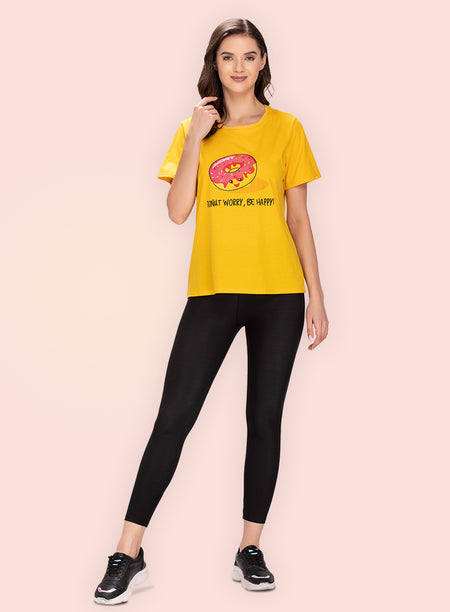 ROUND NECK PRINTED T-SHIRT (PBTS40012)