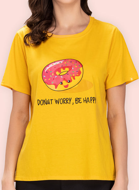 ROUND NECK PRINTED T-SHIRT (PBTS40012)