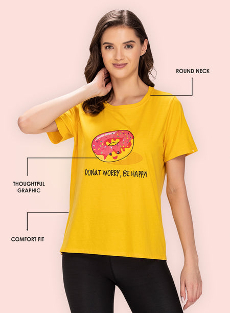 ROUND NECK PRINTED T-SHIRT (PBTS40012)