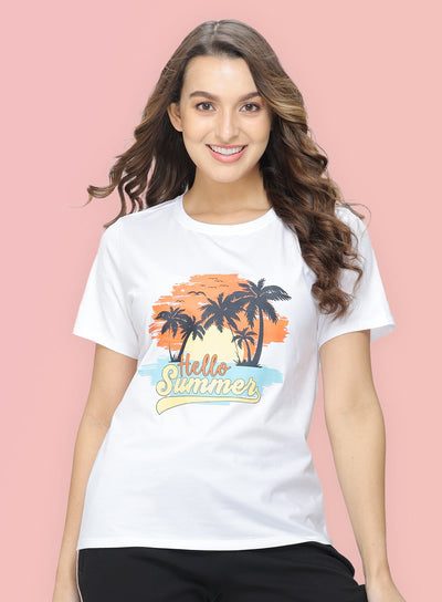 ROUND NECK PRINTED T-SHIRT (PBTS5000-12)