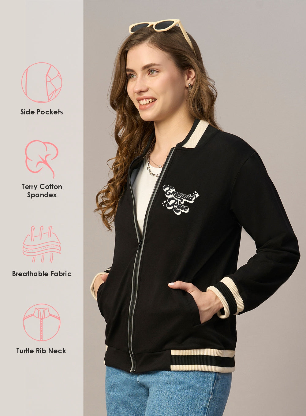 WINTER VARSITY ZIPPER JACKET (JC300)