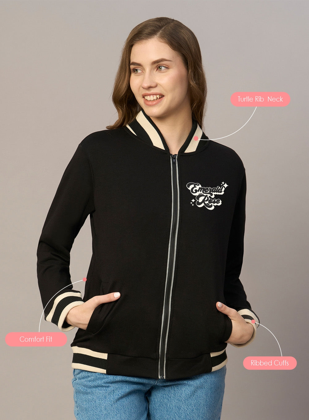 WINTER VARSITY ZIPPER JACKET (JC300)
