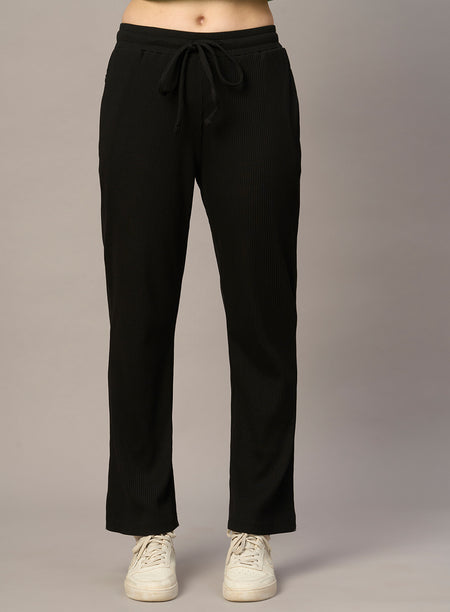 RIBBED FLARE PANTS (PBL6000)
