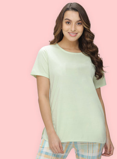 ROUND NECK PLAIN LONG T-SHIRT (PBTS1010)
