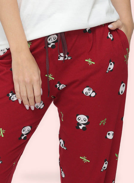 PANDA PRINT PYJAMA (PB10030P008)