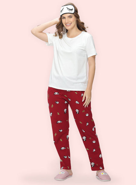 PANDA PRINT PYJAMA (PB10030P008)