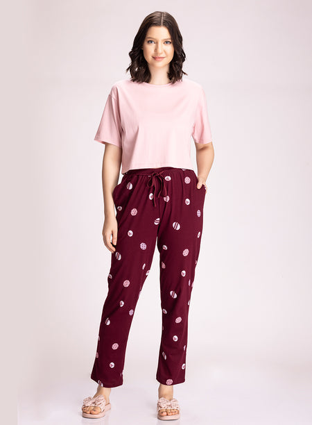 CIRCLE PRINT PYJAMA (PB10030P009)