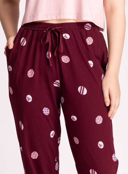 CIRCLE PRINT PYJAMA (PB10030P009)